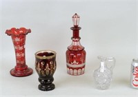 Estate Group Four Glass Items