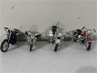 Motorcycle collectibles 4 pcs