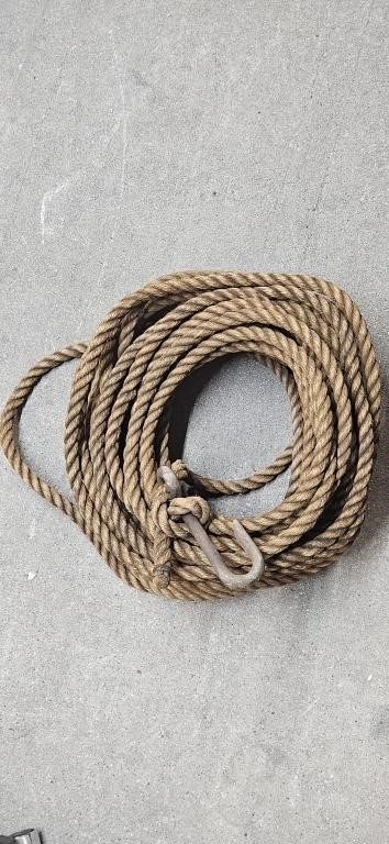 Treated Manila Rope with Hook