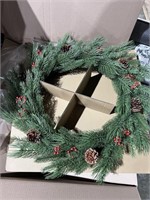 24" Christmas Tree Wreath
