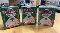 Lot of 3 1990 Upper Deck Baseball High Series
