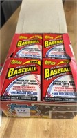 1991 Topps Baseball Wax Box New