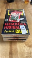 Lot of 3 Georgia Football Trading Cards Boxes