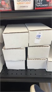 Lot of 6 300 Count Storage Boxes