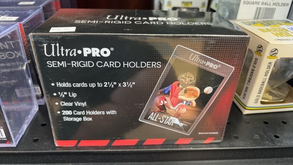 Ultra Pro Semi Ridge Card Holders 200 Count