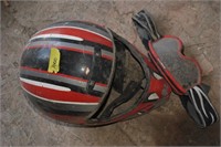 helmet size large with goggles