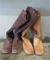 Brown Heavy Ugg Boots SZ.6 & Tan Uggs Boots 7.5