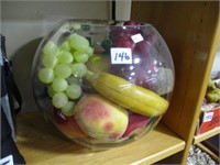 BOWL OF ARTIFICIAL FRUIT