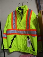 CX2 REFLECTIVE SAFETY JACKET SZ LARGE - NEW