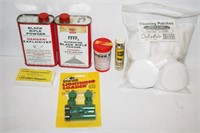 Rifle Powder, Cleaning Patches Lot