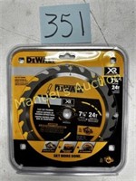 7 1/4" DEWALT SAW BLADE