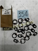 (9) SWIVEL EYE BOLTS