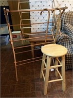 2 Drying Rack, Stool, & 2 Canes