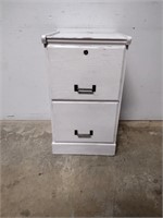 2 Drawer Wood File Cabinet