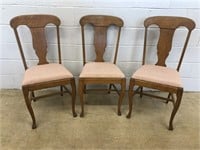 (3) Vtg. Upholstered Side Chairs