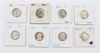 (8) Jefferson Nickel PROOF Coins