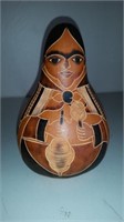 Folk Art Gourd Woman Cesar Aquino V