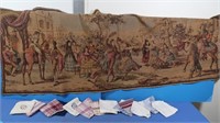 Vintage  Wall Tapestry-Belgium(55x20"), Vintage