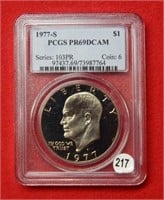 1977 S Eisenhower Dollar PCGS PR69 DCAM