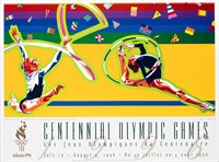 CENTENNIAL OLYMPIC GYMNASTIC POSTER