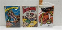 Lot of 3 Comic Books- Aquaman  Blackhawk