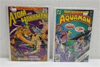 Lot of 2 Comic Books- ATOM & Hawkman and