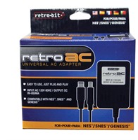 Retro-Bit AC Power Adapter-Black,