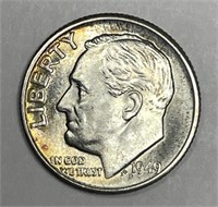 1949-D Roosevelt Dime Brilliant Uncirculated BU