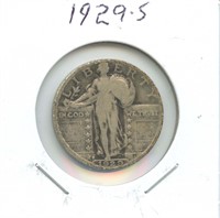 1929-S Standing Liberty Silver Quarter