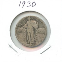 1930 Standing Liberty Silver Quarter