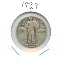 1929 Standing Liberty Silver Quarter