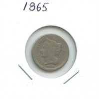 1865 3 Cent Nickel