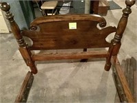 Vintage Cannonball Style Twin Bed