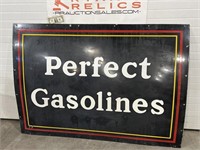 Single sided porcelain Mobil Perfect Gasoline