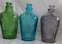 Coloured Glass Bottles From The Consumers Glass