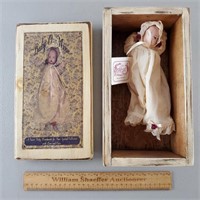 Baby-O-Mine Doll w/ Wood Box