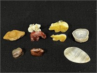 Assorted Collectible Stones and Figurines