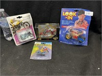 (4) MISC MOTORCYCLE TOYS NIP