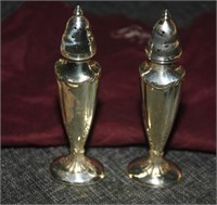 VINTAGE 702 SILVER S& P SHAKERS ! -OK-1