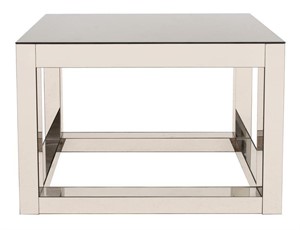 Hollywood Regency Style Mirrored End Table