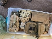 Tub full of food container/mess kits & more