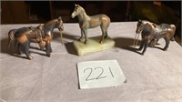 Horse Figurines 6” long BFR