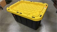 Plastic Storage Tote, Approx. 21.5x16x12