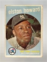 1959 Topps #395 Elston Howard Low Grade