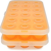 Baby Food Storage Tray - Silicone Pop Out Portion