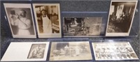 (7) RPPC Occupational Postcards