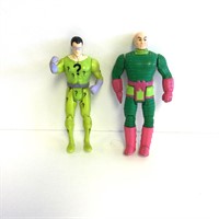 Vintage Lex Luther & The Riddler Action Figures