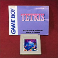 Tetris Gameboy Cartridge & Manual