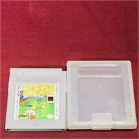 Tennis Gameboy Cartridge & Case