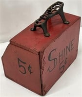 Painted Shoe Shine Box